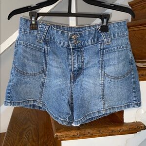 L.A. Blues Classic Blue Denim Shorts Shirt 6
